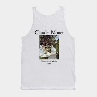 Women in the garden by Claude Monet Tank Top